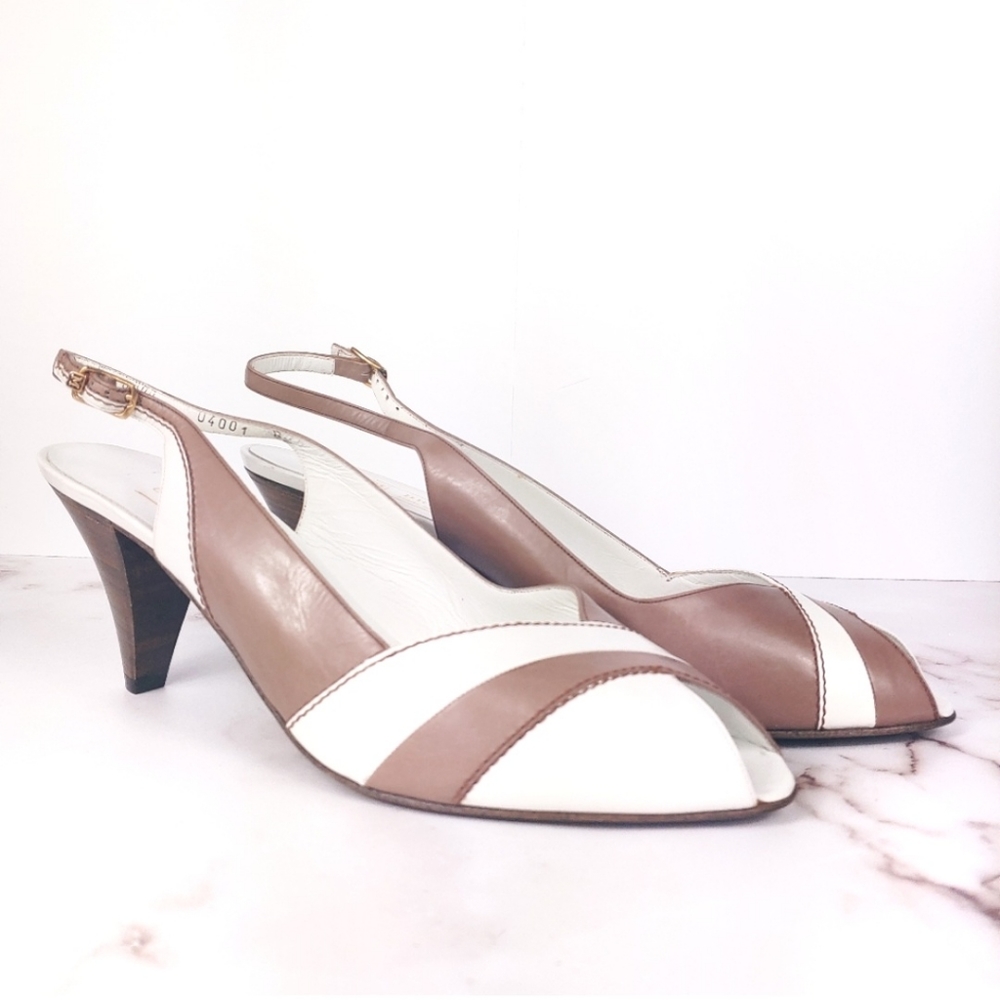 ✨New Vintage✨ Bruno Magli Italian Leather Slings